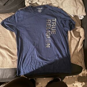 True Religion Men's Navy Graphic Tee